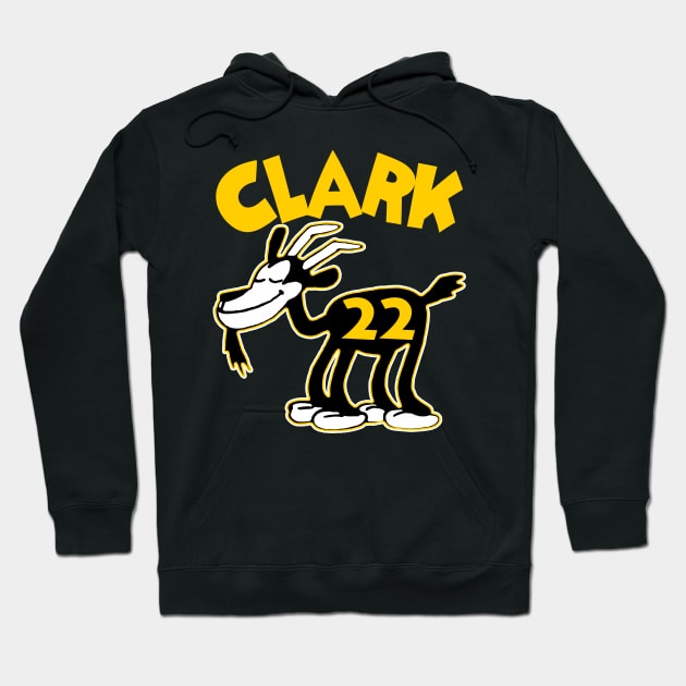 Caitlin Clark GOAT 4, Classic Steamboat Willie Goat Hoodie by Megadorim